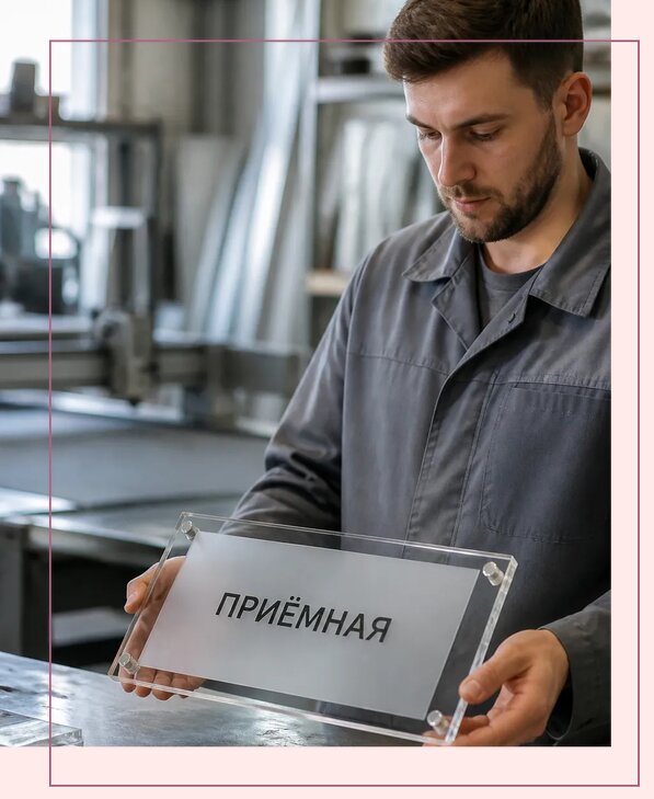 Таблички из оргстекла на заказ в Карасуке от 3961 р. | Аванза-Кск
